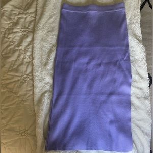 House of Harlow Purple Midi Skirt with Slit